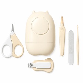 Amakuru soft nail clippers 6-piece set, 1 set, yellow / 아마쿠루 부드러운 손톱 깎이 6종 세트, 1세트, 노랑