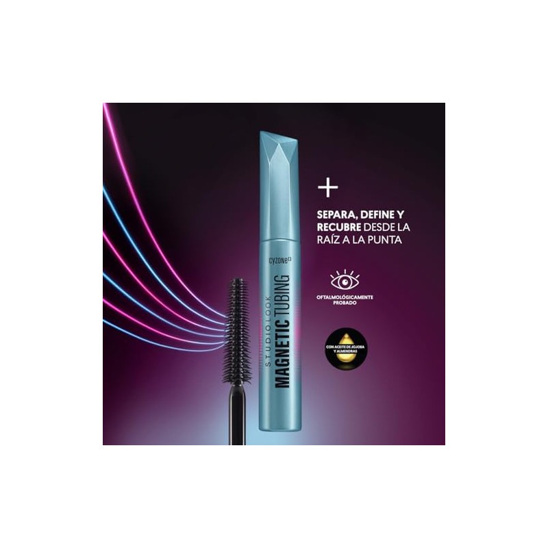 Cyzone – Mascara Tubing Studio Look 8 g, Efecto Extensiones