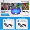OuShiun Stick-on Bifocal Lenses Readers Stick Magnifying Adhesive Reading Lenses