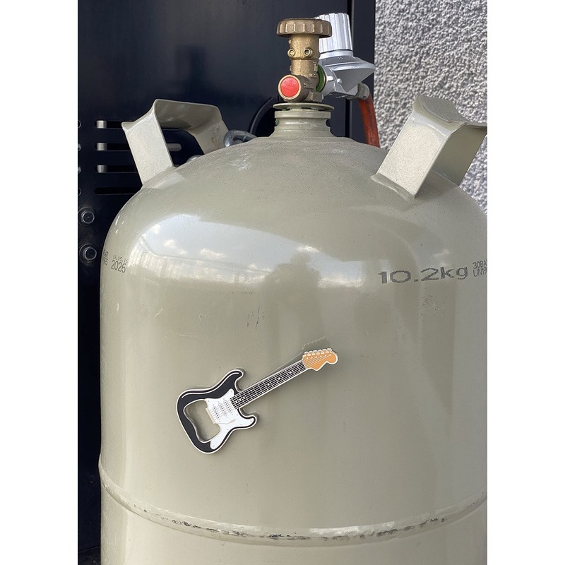 Guitar – Guitar Classic Bottle Opener with Magnet – Approx.