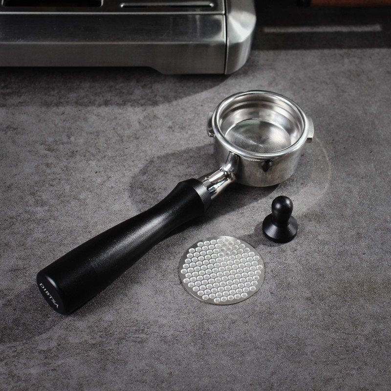 For Gaggia 58mm Portafilter Espresso Bottomless Naked Filter Aluminum Handle