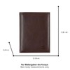 camel active Mens Wood Travel Accessory Wallet Brown, brown, M