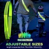 Reflective Running Gear, Reflective Sash Adjustable High Vis Running Vest