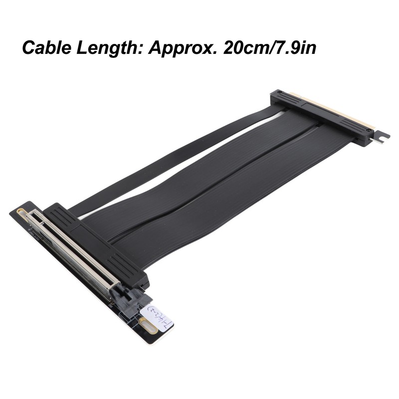 PCIe Gen5 X16 Graphics Card Extension Cable Professional Dual Row