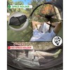 ADVOKAIR Camping Hammock with Mosquito Net and Rain Fly, Up
