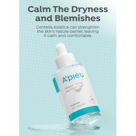 A'PIEU A'PIEU Madecassoside Tetrasome Cica Face Serum Ampoule 1.69 Fl oz / 50ml - Upgraded Madecassoside Ampoule, Enhanced Skin Protection, Tetrasome Technology, Smooth Application, 3x Faster Absorption