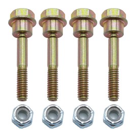 JoJoiasTop Set of 4 575938801 Snow Throwers Shear Bolts and Hex Nuts, for Poulan Pro PP40003 73800400 PR524 PR5524ES PP10530ES Snow Blower