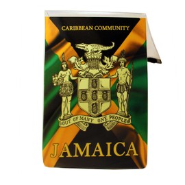 Fun Travel Wallet Holiday Organiser Passport Holder Passport Wallet Document Pouch Case - 6 Pockets, Water Resistant Mens Womens (Jamaica)