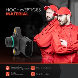 Frankberg Boost Pressure Sensor 3-Pin Diesel Compatible with Actyon I Kyron Rexton / Rexton II GAB Rexton / Rexton II Van Rodius Stavic Replacement # 6675420017