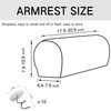Sofa Armrest Protectors for Armchairs, Sofas, Non-Slip Armchair, 2PCS/Set Fleece