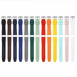 WatchBands 20mm for Moonswatch Watch,Curved No Gap Silicone Strap,Compatible with Omega X Swatch Moonswatch Speedmaster Watch,Swatch Omega Moonswatch Speedmaster Watch Replacement Strap for Women Men (blue)