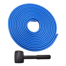 Car Door Edge Guards Blue, 32.8Ft(10M) Car Door Edge Protector Rubber U Shape Edge Trim Universal Fit for Jeep Trucks Offroad SUV All Vehicles with Rubber Mallet(Blue 32.8FT)