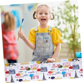 Mobestech 1pc Peva Table Cover for Boy Girl Painting Anti-Dirty Drawing Mat with Attractions Pattern for Creativity Activities Lightweight Washable