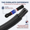 Everlasto 'Lastoflex' Elastic Shock Bungee Cord Rope Black 5mm x