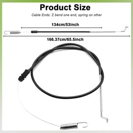 ZAMDOE 119-2379 290-945 Traction Control Cable for Toro 20330, 20331, 20339, 20350, 20351, 20370, 20371, 20377, 20378, 20954 22'' Recycler Lawn Mowers Replacement