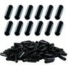 Pack of 100 Rubber End Caps Vinyl Round Tube Bolt