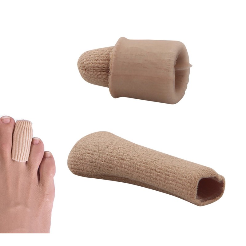 Fabric Gel Toe Caps Size 10, 14, 20 mm, Elastic,