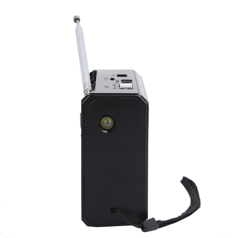 Solar Charging Radio Portable Radio with Emergency LED Flashlight Support
