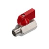PATIKIL 1/4 NPT Ball Valve Ball Valve Brass Mini Ball