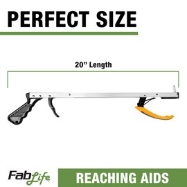 FabLife 50-1108 Reaching Aids for Mobility, Hip Replacement, Knee and Back Surgery, Rehabilitation, Physical Therapy, Recovery Daily Living Aid Grabber Magnetic Reacher Extended Reach