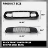 G-PLUS Front Lower Grille & Bumper Grill Bezel Compatible with