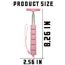 Bittwee 2PCS Car Side Mirror Squeegee, Retractable Auto Rearview Mirror Wiper, All-Purpose Window Squeegee for Cleaning Shower Glass Door, Vehicle Accessories Universal for SUV Truck RV（Pink）