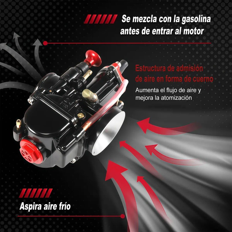 Carburador Moto Universal Pwk Compatible 34mm Con 250-350cc