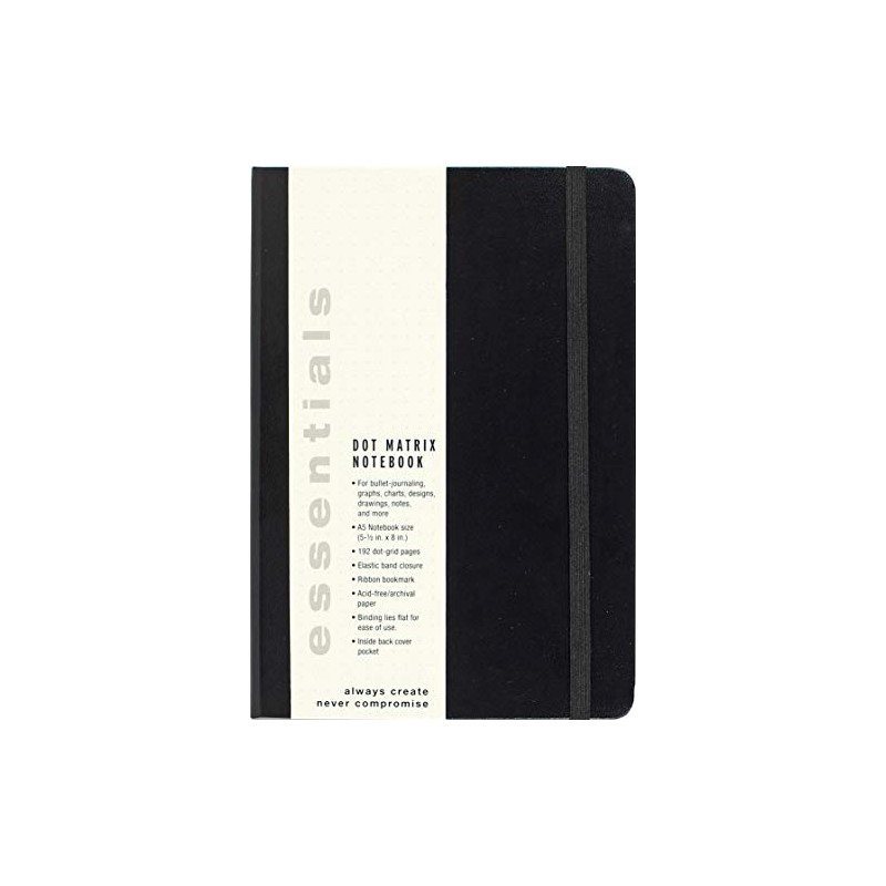 Essentials Dot Matrix Notebook, A5 size