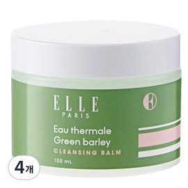 ELLE PARIS Haute Termal Green Bailey Cleansing Balm, 100ml, 4 pcs / ELLE PARIS 오떼르말 그린베일리 클렌징밤, 100ml, 4개