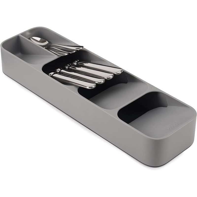 Multi-purpose Cutlery Storage Tray – Kitchen Drawer Compartmentalized Organizer Box