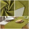 Artoid Mode Green Table Runner, Washable Kitchen Dining Table Decoration,