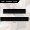 Fecialy Macrame Table Runner Farmhouse Boho Beige Table Runner with