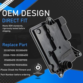 YzusGomumu AC60E AC60F 2.7L 3.5L Transmission Automatic Transmission Filter Oil Pan Gasket Kit Compatible With Toyota Tacoma 2016-2023 Replaces 3533071010 3533004010 35330-71010 3516804010 9030127010