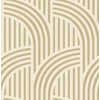 Scott Living SLS3513 Honey Gatsby Self Adhesive Wallpaper, Neutral