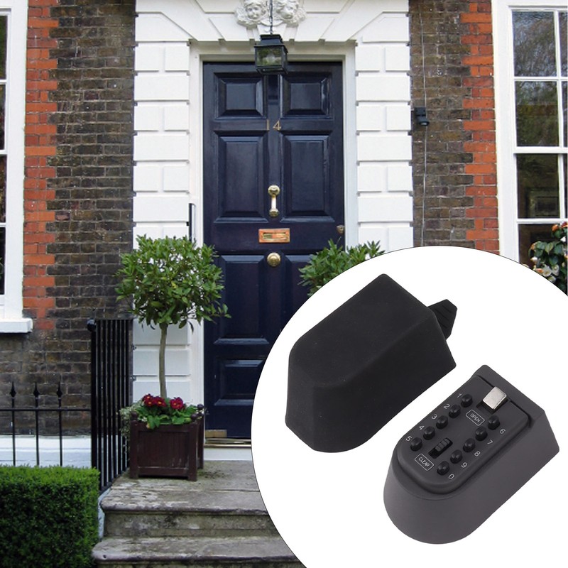 Push Button Key Keeper Box Wall Mount Key Storage Box