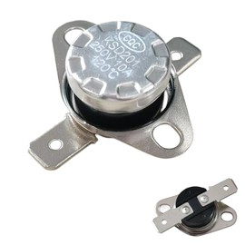 KSD201 120-0 Microwave Thermostat Fuse Temperature Control Switch Sensor Fuse for GE Microwave Oven Maker Normally Closed Thermostat