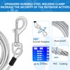 Tie Out Cable, 15/25/40/50 FT Runner Cable with Swivel Hook,Dog