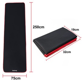 Steelway Ab Roller, Knee Work Mat, Folding, Running Machine, Floor, Camping Exercise, Anti-Slip, Exercise Bike, Beach, Running Machine, Chair, Bench Press, Scratch-Resistant, Outdoor Mat, Waterproof, For One Person