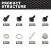 CROSSDESIGN Front End Sheet Metal Bolt Kit Set Compatible with