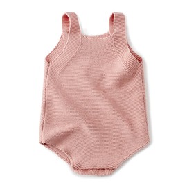 Simplee kids Baby Girls Sunflower Knit Rompers Pink Knit Clothes for Newborn Baby Girls
