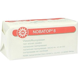 NOBATOP 8 Dressings 5 x 5 cm Non-Sterile Pack of 100