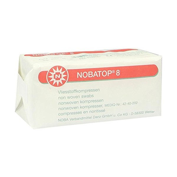 NOBATOP 8 Dressings 5 x 5 cm Non-Sterile Pack of
