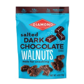 Diamond of California Pack of 4 Diamond Premium Walnuts Sweet Snack Mix Healthy Protein Snack 4 Oz
