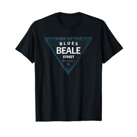 Home Of the Blues Beale Street Memphis Tn Distressed Style T