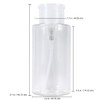 10oz Clear Push Down Pump Dispenser Empty Refillerble Bottle with