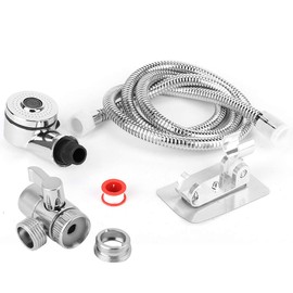 Haosie Shower Attachment, Shower Hose, Showerss Adapter, Hair Washing Kit, with Showers Sprayer, for Bath Taps, Bathroom
