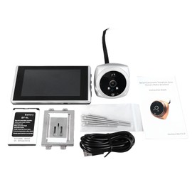 2MP Door Viewer Camera 1080P 4.5in Screen PIR Detection Smart Peephole Camera for Home Apartment