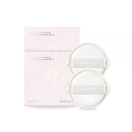 Banila Co White Cushion Refill Covericious Ultimate Moisture / 바닐라코 화이트 쿠션 리필 커버리셔스 얼티밋 모이스처 X 2개 SET (SPF50+++) 얼티밋 화이트 쿠션 모이스처 리필 2개