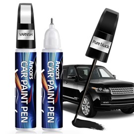 Ancars Touch Up Paint For Cars,Black Car Paint Scratch Repair,2-in-1 Automotive Touch up Car Paint Pen & Varnish Coating Pen,Quick & Easy Auto Car Paint Scratch Repair,Premium Car Scratch Remover