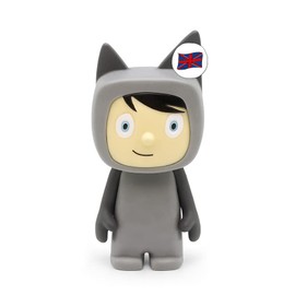 tonies Creative Audio Character - Kids Learning Toys with up to 90 Minutes of Customisable Content for Children, Grey